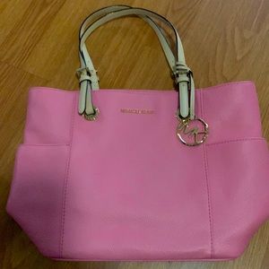 Pink Michael Kors tote